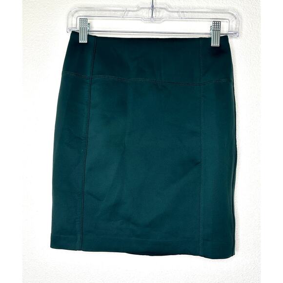Lululemon Go Cityfarer Forest Green Pencil Mini Skirt 6 - Picture 2 of 11